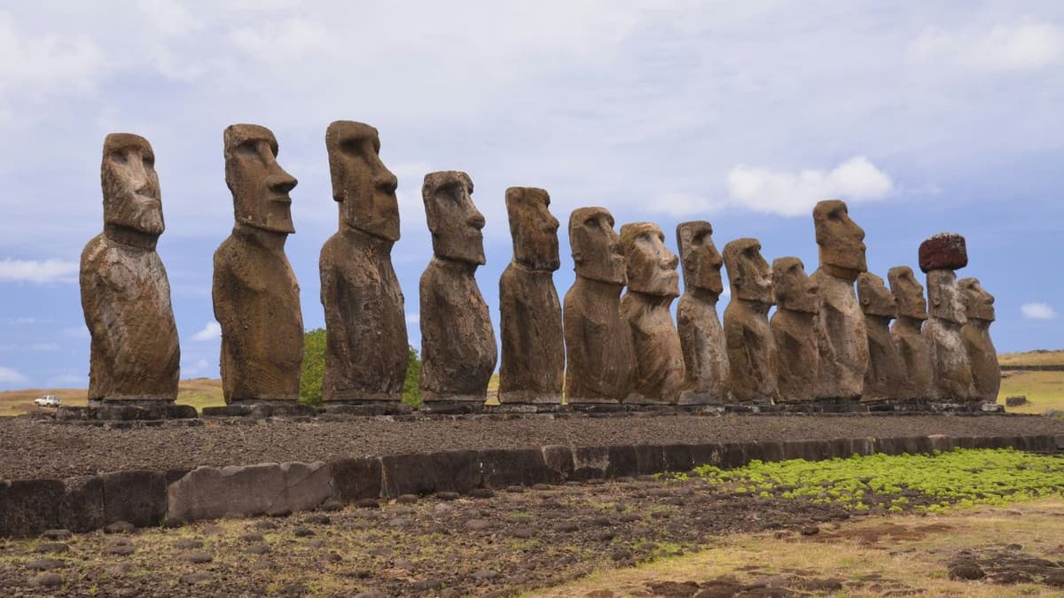 See the Moai of Easter Island